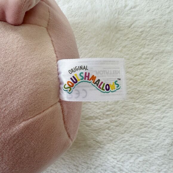 Squishmallows TABITHA the Pink TABBY CAT 7.5" Plush Kitten KELLYTOY Soft Stuffed - Picture 6 of 7